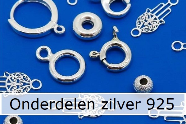 sieraden onderdelen van zilver 925