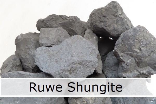 shungite ruwe stenen