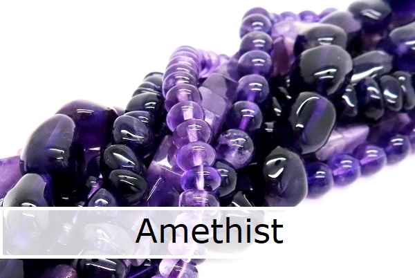 Amethist en Amethistkwarts kralen