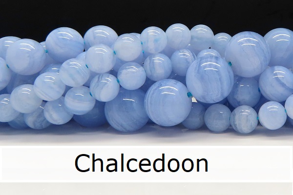 Chalcedoon blue lace kralen