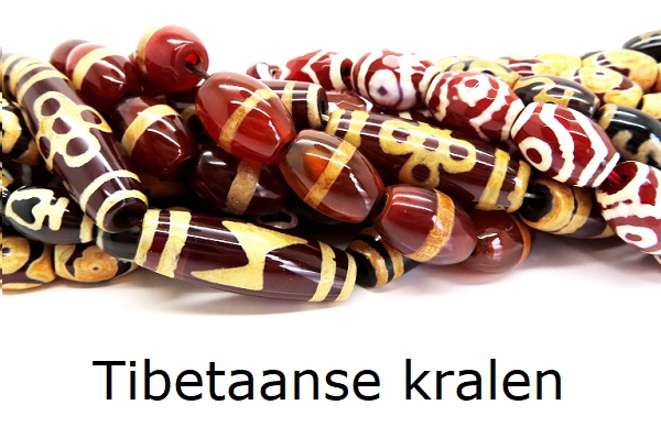 Tibetaanse kralen agaat gemstonebeads