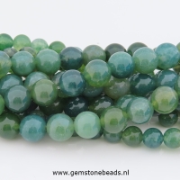 Ronde Mosagaat kralen ca. 6 mm