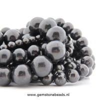 Ronde Shungite kralen van ca. 10 mm