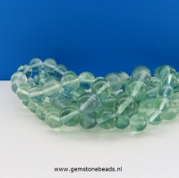 Ronde blauw groene Fluoriet kralen van 8 mm