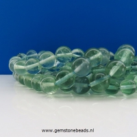 Ronde blauw groene Fluoriet kralen van 8 mm