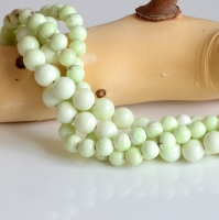 Lemon Chrysopraas kralen rond 8 mm