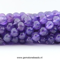 Ronde Amethist kralen ca. 8.5 mm