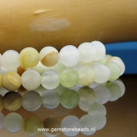 Aragoniet kralen rond van6 mm