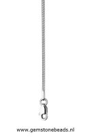Zilveren collier slang 60 cm 1.6 mm breed