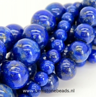 Ronde Lapis Lazuli kralen van ca. 6.5 mm