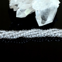 AANBIEDING: Ronde heldere Bergkristal kralen van 3 mm