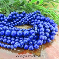 Ronde Lapis Lazuli kralen van ca. 4.4 mm