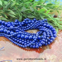 Ronde Lapis Lazuli kralen van 8 mm