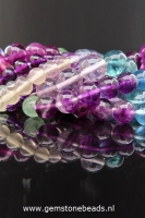 Ronde Fluoriet kralen multi-colour van 10 mm