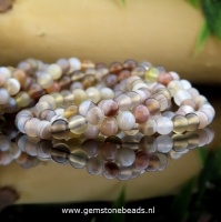 Grijze Botswana Agaat kralen rond 4 mm