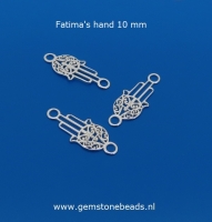 Fatima's hand verbindingsstukje zilver 925 van 10-15 mm