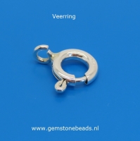 Zilver 925 slotje model veerring 5 mm