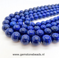 Ronde Lapis Lazuli kralen van ca. 10 mm
