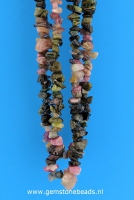 Multi-colour Toermalijn splitkralen ca. 4.5 mm 90 cm