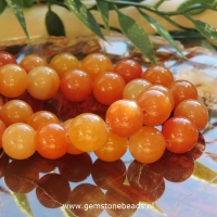 Oranje Aventurijn kralen rond 10 mm