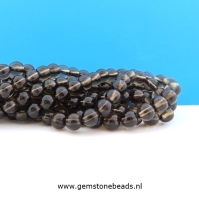Rookkwarts kralen rond 4 mm