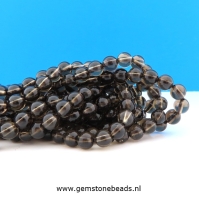Rookkwarts kralen rond 4 mm