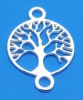Levensboom zilver925 verbindingsstukje van 10 mm