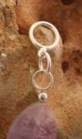 Dubbele gesloten ring van verguld zilver 925 van 8 mm