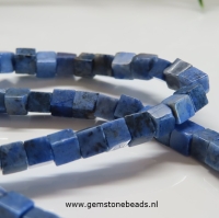 Dumortieriet kralen kubus van 4 x 4 mm