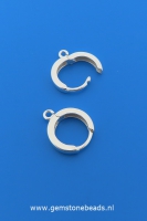Oorringen met oogje 12 mm zilver925