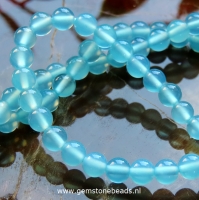 Chalcedoon kralen 'SEA-BLUE' van  8 mm