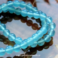 Chalcedoon kralen 'SEA-BLUE' van  8 mm