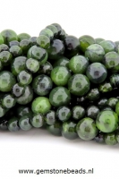 Donker groene Jade Nefriet kralen van 4.5 mm