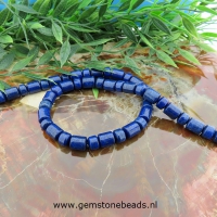 Lapis Lazuli kralen rondel met cilinderkralen