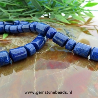 Lapis Lazuli kralen rondel met cilinderkralen