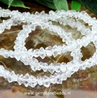 AANBIEDING: Herkimmerdiamantkralen 2.7 x 3.7 mm