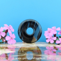 Lamellen-Obsidiaan donut 30 mm