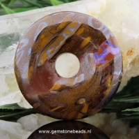 Australische Boulder Opaal donut 40 mm