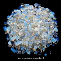 Opaliet splitsteentjes ca 10 x 5 mm 100 gram