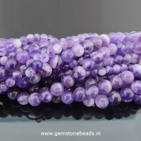 Ronde Amethistkwarts kralen van 4 mm
