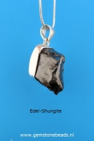 Edel-Shungite hanger in zilver925