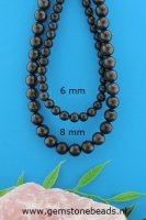 Ketting van Shungite 6 mm Lengte ca. 50 cm