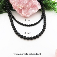 Ketting van Shungite 6 mm Lengte ca. 50 cm