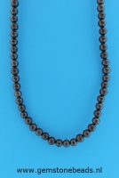 Ketting van Shungite 6 mm Lengte 48 cm