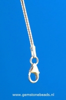 Spang collier ger. zilver925 40 cm