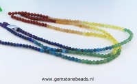 Ronde mix kralen ca. 4 mm
