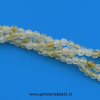 Natuurlijke Citrien kralen facet 3 mm