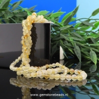 Citrien kralen facet geslepen van 4 mm