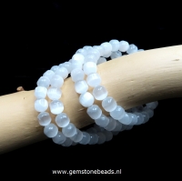 Seleniet armbanden 8 mm van 19 cm
