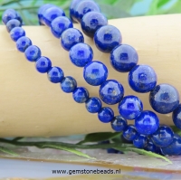 Lapis Lazuli kralen armband van 6 mm